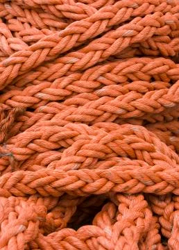 Orange rope background Stock Photos