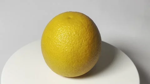 Orange Rotation: A close-up rotation of the fruit Stock Footage 239182416