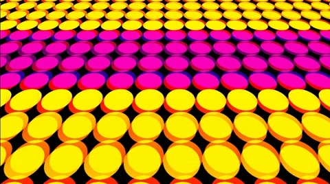 Orange Rows Looping Background Stock-Footage 41653236