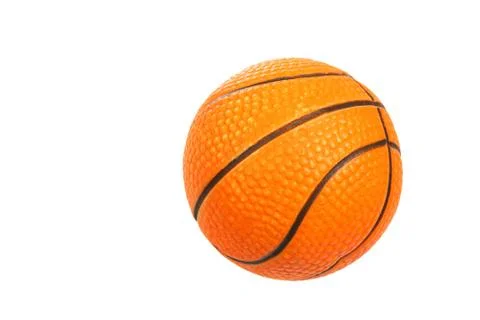 Orange rubber ball Stock Photos