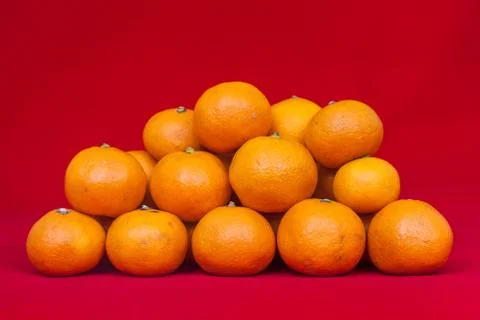 Orange for sacrificial offering Stock Photos