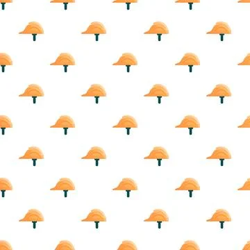 Orange safety hard hat pattern for construction workers Stock Illustration