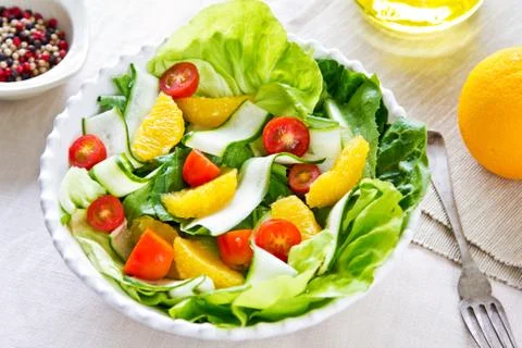 Orange salad 写真素材