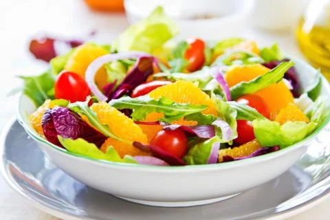 Orange salad Stock Photos