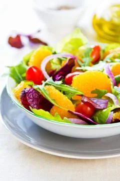Orange salad Stock Photos