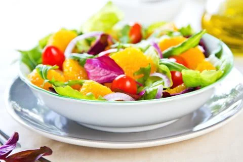Orange salad Stock Photos
