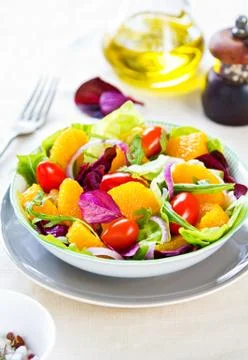 Orange salad Foto stock