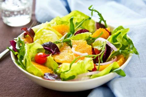 Orange salad Stock Photos