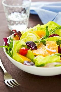 Orange salad Foto stock