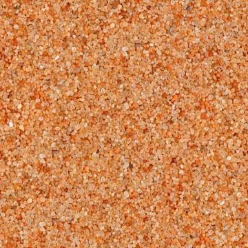 Orange sand. Seamless square texture. Tile ready. Foto stock