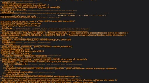 Orange screen coding hacker concept animation with glitch. Stock Footage 120764201