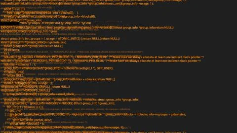 Orange screen coding hacker concept animation with glitch. Stock Illustration