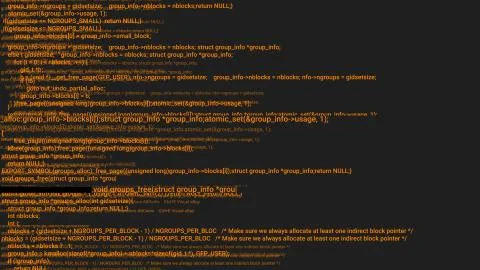 Orange screen coding hacker concept animation with glitch. Stock Illustration