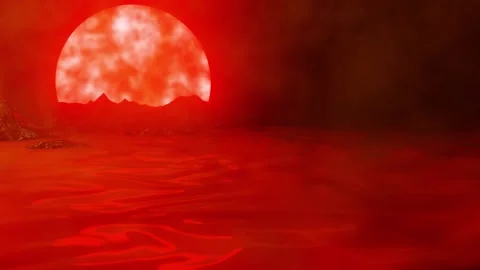 Orange sea Stock Footage 143828519