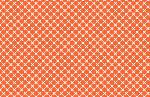 Orange Seamless Cross Pattern Background White Plus Symbol Design 스톡 일러스트