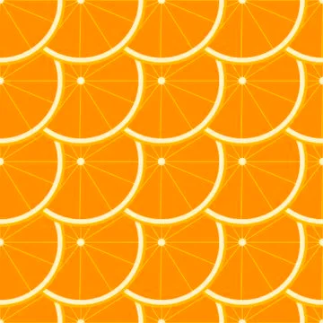 Orange Seamless Pattern Stock Illustration