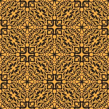 Orange seamless pattern Stock Illustration
