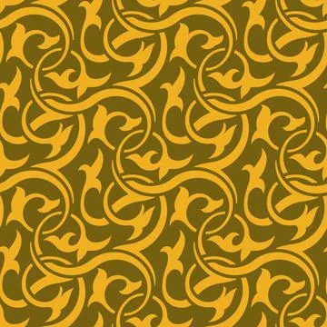 Orange seamless pattern Stock Illustration