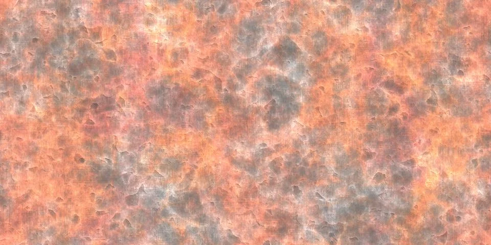 Orange seamless rustic metal texture. Rust metallic background. Rusty weath.. Stock Illustration