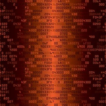 Orange security background with HEX-code 스톡 일러스트