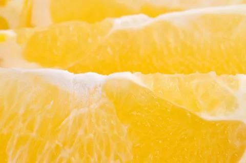 Orange segment macro Foto stock