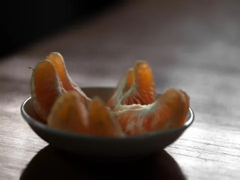 ORANGE SEGMENTS Stock Photos