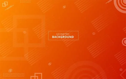 Orange Shade Geometric Background. Vector Illustration Stock Illustration