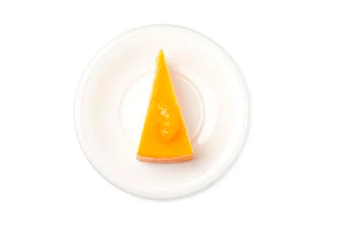 Orange sheet cake Stock Photos