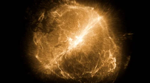 Orange shield of light Видео 65827949