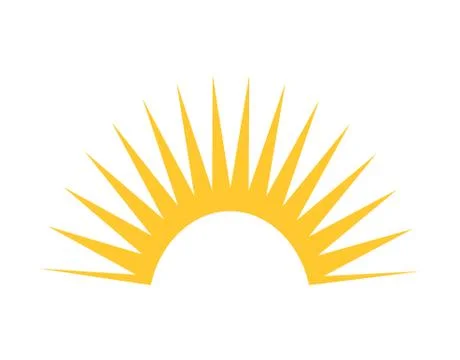 Orange shine icon Stock Illustration