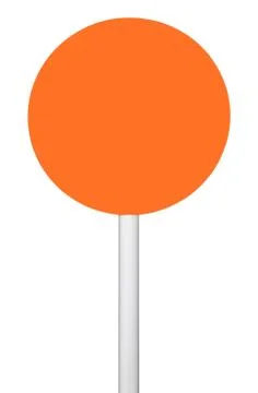 Orange sign Stock-Illustration