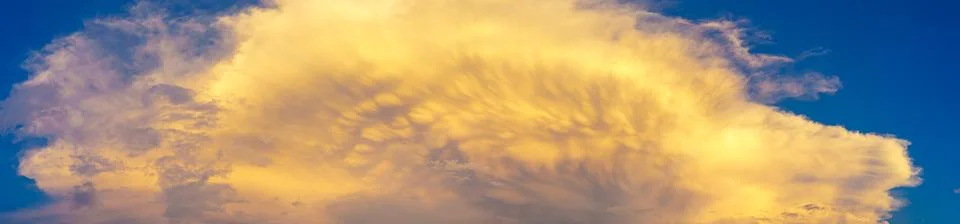 Orange sky in the background at sunset Stock Photos