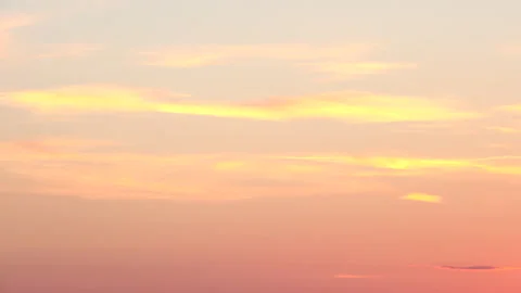 Orange sky background. Tranquil nature scene Stock Footage 178546852