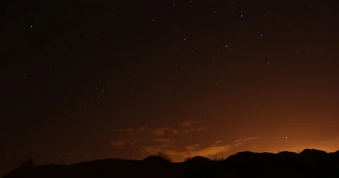 Orange Sky Video stock 58167113