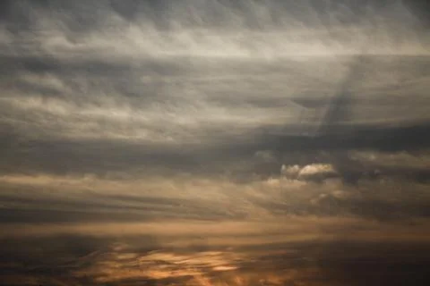 Orange sky Stock Photos