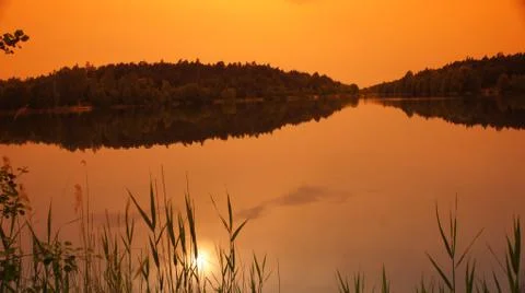 Orange Sky Fotos de archivo