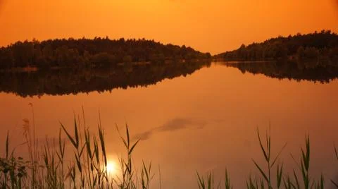 Orange Sky Fotos de archivo