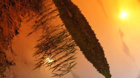 Orange Sky Stock-Fotos