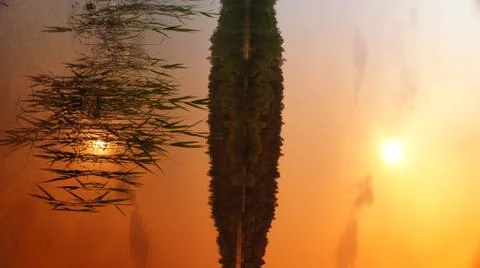 Orange Sky Stock Photos