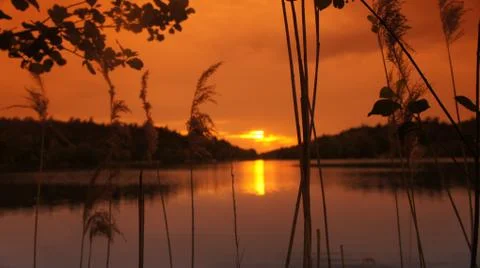 Orange Sky Fotos de archivo