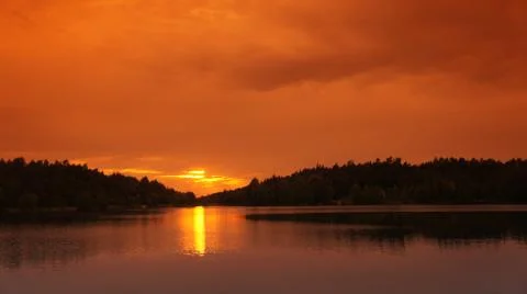 Orange Sky Stock Photos