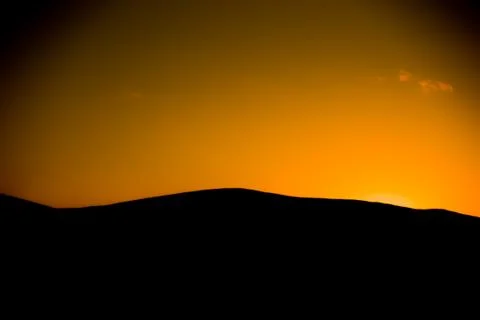 Orange skys Stock Photos