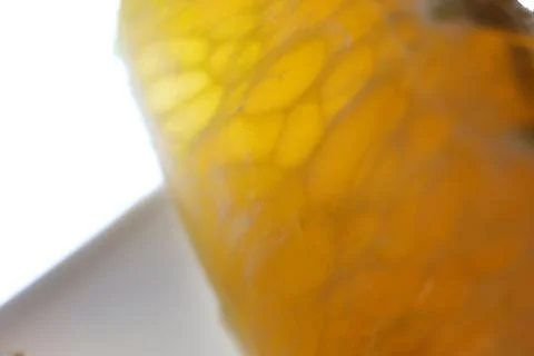 Orange slice background. Macro closeup. Foto stock