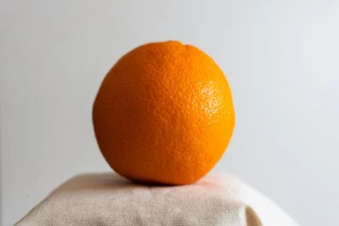 Orange slice, clipping path, isolated on white background full depth of field Stock Photos