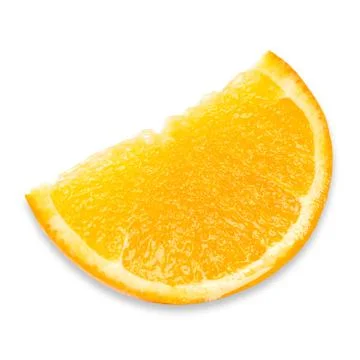 Orange slice closeup Stock Photos