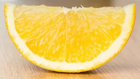 Orange slice closeupOrange slice closeup. Healthy food Stock Photos