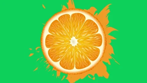 Orange slice Stock Footage 303947419