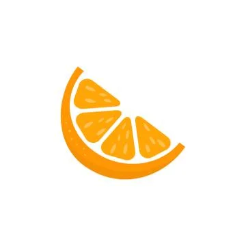 Orange slice icon. Stock Illustration