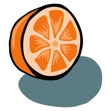 Orange Slice Stock Illustration