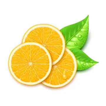 Orange slice Stock Illustration